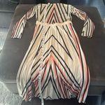 Women’s Long Sleeve Printed Casual Maxi Dress with Pleated Skirt Size M Size M Photo 9