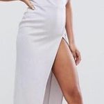 ASOS One Shoulder Slit Dress Photo 0