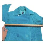Gap  Womens S Pea Coat Jacket Corduroy Turquoise
Aqua Teal Bright Peacoat
Retro S Photo 10