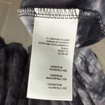 Urban Outfitters Baza Ruffle Mini Frock Dress Gray Black Tie Dye Babydoll M Photo 2