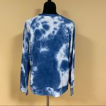 🛍️ 5/$20 Wantable Tie Dye Pullover White Blue Denim/Navy Top Size M Size M Photo 5