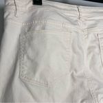 J Jill White Denim Slim Ankle Jeans Authentic Fit Mid Rise Office Minimal Work Size 12 Photo 6