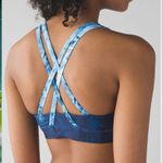 Lululemon Energy Bra H2O Deep Sea H20 Energy Bra Hero Blue Photo 4