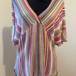 Kori  Striped Top with Fringed Tassels Photo 0