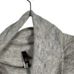 Nation Ltd Grey Wool Alpaca Turtleneck Tunic Sweater Stretch Modest Womens XS Photo 3