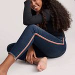 Abercrombie & Fitch Simone High Rise Ankle Jeans with Sporty Stripes Size 26 Photo 9