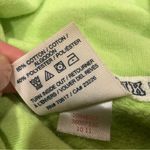 PINK - Victoria's Secret Love PINK Victoria’s Secret lime bright green hoodie size small Photo 2
