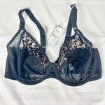 Elomi Namrah Bandless Plunge Bra Black Size undefined Photo 5