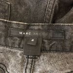Marc Jacobs Washed Black Cargo Pocket Cropped Zippered Jeans Pants size 2 Photo 8