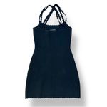 Victoria Beckham Victoria Beckham Black Scalloped Strap Mini Dress Size 2 Photo 3