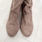 MIA Steffani Mid Calf Slouchy Suede Block Heel Boots in Tan Photo 3