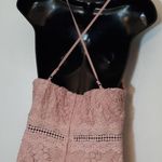 Premier Amour Sleeveless Lace Sheath Dress Pink Size 8 Photo 3