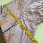 Free People Clear Skies mini dress asymmetrical long sleeves floral print Sz SM Photo 4