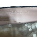 Gucci  Gold Marmont Fringes High Heeled Platform Loafer Pumps Photo 9