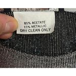 Toppettes by A. Brod Womens Silver Metallic Tank Top Glam 90s Y2K Clubwear Sz M Size M Photo 6