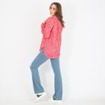 Vilagallo Women's Gaby Ikat Long Sleeve Blouse Pink Shirt Sz 42 / US 10 L Photo 4