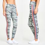 Spiritual Gangster Camo Rainbow Stripe High Rise Compression Yoga Leggings XS Photo 8