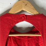 Abercrombie & Fitch abercrombie fitch Linen She’ll Mini Dress Red Small Photo 5