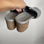 Vionic  Papaya Fleur Heeled Knitted Sandals Light Gray Size 8 Photo 3