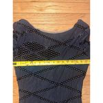 Kay Unger black hole punch cocktail dress with side slit size‎ 8 Photo 2