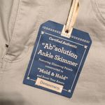 Democracy  AbTechnology Flax Taupe Ankle Skimmer Pants Size 14 Photo 2