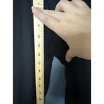 Women's Black Leggings Size Small/Medium High Waisted with Pockets Cozy Easy On Photo 7