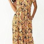Sonoma Women's XXL Beautiful Dress w/Pockets! Multicolor Floral Midi Short-Sleeve Photo 0