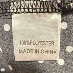 Princess Polly V Neck Dress Black With White Polka Dots Ruffles Size 8 Photo 4