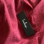 NWT  Dresses Lulus Burgundy Lisette Satin One-Shoulder Mini Dress Photo 6