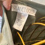 Planet Gold  Flowy Green off the shoulder dress XL Photo 2