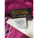 Bob Mackie  Wearable Art Western Cowgirl Rodeo Shirt Size Medium NWT Button Pink Photo 4