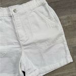 Gloria Vanderbilt  Women’s Sz Small Utility Shorts New NWT in White Cotton Photo 1