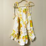 Free People  floral print babydoll dress with ruffle hem Photo 1