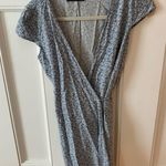 Brandy Melville  Blue Floral Wrap Dress Photo 0