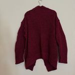 Free People HIGH HOPES OPEN CARDIGAN SWEATER PLUM BLOSSOM COMBO Photo 8