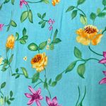 Coldwater Creek  Floral Beaded FLAWS ALTERED Sheath‎ Size 14 Summer Colorful Blue Photo 13