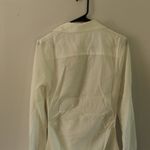 Choosy Crosby Plunging Shirt Dress Size 2 White Photo 7