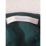 ZARA  Dark Green Floral Embroidered Tassel Tie  Top SMALL Prairie Cottagecore Photo 10