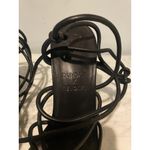 Dundas X Revolve Iggy Shoes Womens Size 9.5 Black Strappy Lace Up Heels Dress Photo 3