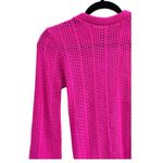 Nasty Gal Stitchy Backless Knitted Mini Cover Up Dress Hot Pink NWT Large Photo 3