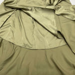 Show Me Your Mumu Claire Midi Dress in Moss Green Luxe Satin size XXS Photo 2