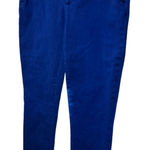 Frank & Eileen  Kinsale Trouser Pants Women’s 6 Blue Crop Linen Blend Photo 0