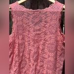 Johnny Was  Quynn  pink embroidered Floral eyelet  Tank Top Photo 9
