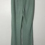 21 Saints Sage Green Ribbed Flare Pants Large Photo 0