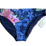 Johnny Was NWT  Neon Jungle Printed Hipster Bikini Bottom Navy Floral Multi 2XL Photo 0