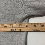 Everlane The Soft Cotton V-Neck Sweater Crop Waist Grey Size XXS XS Photo 6