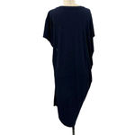 Kit and Ace Drape Wave Navy Blue Asymmetric T Photo 8