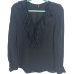 Drew #700  Ruffle Silk Pullover Blouse Photo 0