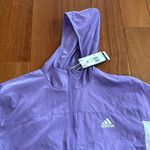 Adidas NWT Running Carrera Violet White Windbreaker Jacket Size XL Photo 1
