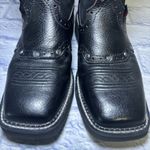 Justin Gypsy Andra Cowboy Boot Size 7 B L9977 Black Western Leather Cowgirl 8" Photo 3